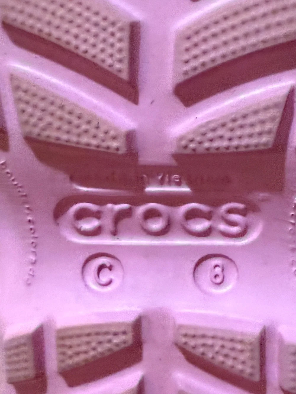 CROCS Kids Pink Waterproof Rain Boots